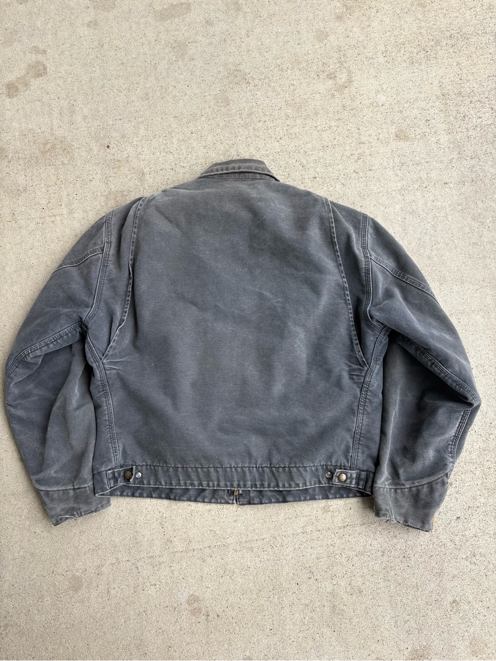Vintage Y2K Carhartt Detroit J97 PLT Platinum Stonewash Large - Picture 5 of 7